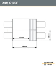 Įkelti vaizdą į galerijos rodinį, DRM C100 R valcai, Durston Tools, velenų schema