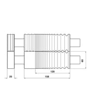 Įkelti vaizdą į galerijos rodinį, Valcai Double D4, Durston Tools - vielos valcavimo velenas, schema