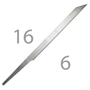 Tiesių linijų štichelis „Straight Line Graver, 16-6“