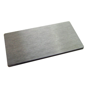 Praktikavimo plokštelė „Practice Plate, 25.4 × 50.8 mm, 416 Stainless Steel“ (iš nerūdijančio plieno)