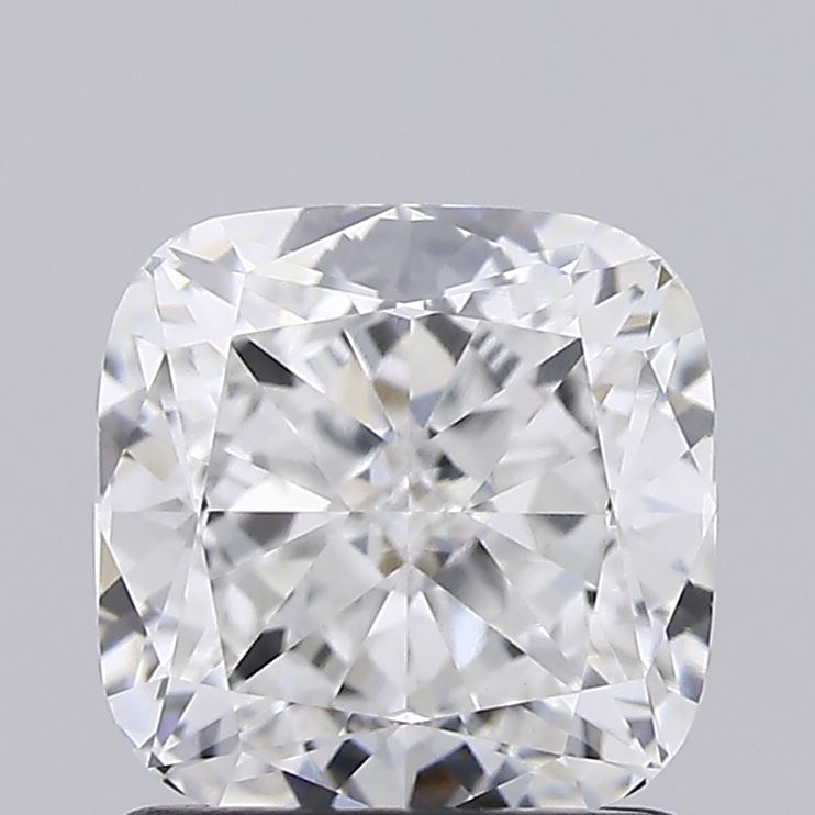 1.62 ct Cushion deimantas, vaizdas iš priekio