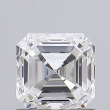 Įkelti vaizdą į galerijos rodinį, Laboratorinis deimantas Asscher formos 5.37x5.51x3.7 mm, 1.00 ct, E VVS2 HRD
