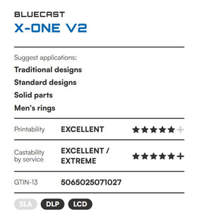 Liejamoji derva BlueCast X-One V2