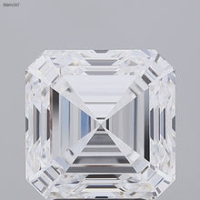 Įkelti vaizdo įrašą ir jį paleisti galerijos rodinyje, Laboratorinis deimantas Asscher formos, 5.3x5.3 mm 0.93 ct E VVS2
