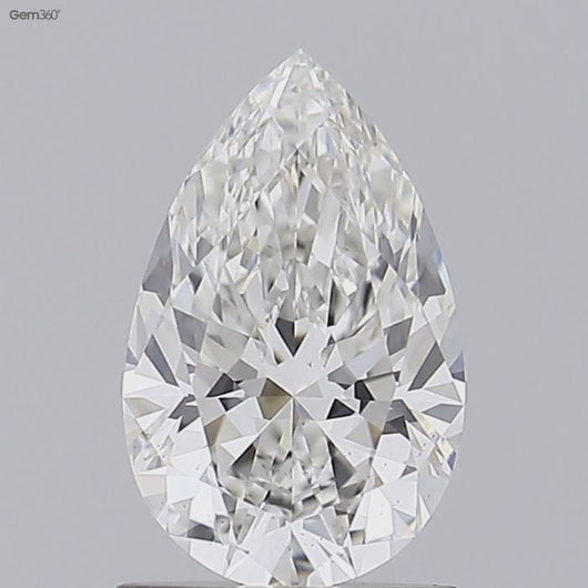 Laboratorinis deimantas Pear (kriaušės) formos 1.11 ct G VS1, video