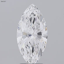 Įkelti vaizdo įrašą ir jį paleisti galerijos rodinyje, Laboratorinis deimantas Marquise (markizės) formos deimantas 2.04 ct E VS1, video
