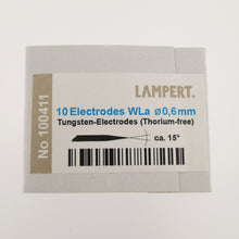 Įkelti vaizdą į galerijos rodinį, Lampert WLa elektrodai PUK5.1 sistemai - 0.6 mm
