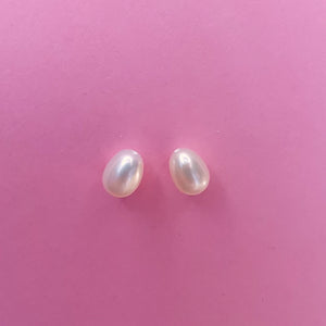 Gėlavandenių perlų pora 10x7 mm