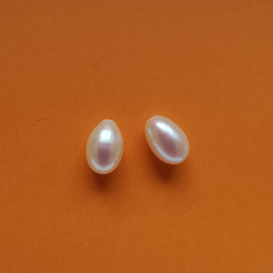 Gėlavandenių perlų pora 10.5x7.0 mm