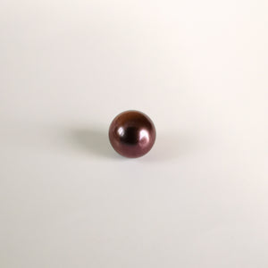 Gėlavandenis perlas burgundy/antracito spalvos 7.0-7.5 mm