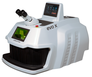 Suvirinimo lazeriu aparatas EVO X, Orotig. Vaizdas iš dešinės